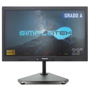 Philips 23" 16:9 Full HD Lcd Display Monitor Multimedia - Picture 1 of 9