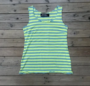 Camiseta sin mangas Mercibeaucoup talla M para mujer a rayas Issey Miyake A-Net (sin comisiones de importación) - Imagen 1 de 5