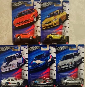 2025 Hot Wheels Premium Silver Series BMW SERIES (5er Set) GRT01 - Bild 1 von 7