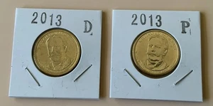 2013 P&D William Howard Taft Presidential Dollars "BU" 2 COIN Set w.Flip USMINT - Picture 1 of 4
