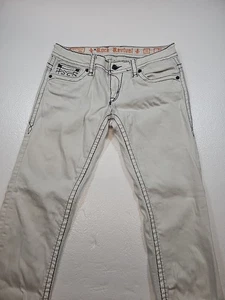 Rock Revival Damen Jeans 31 (32x32) Jen Straight weiß "MÄNGEL" - Bild 1 von 18