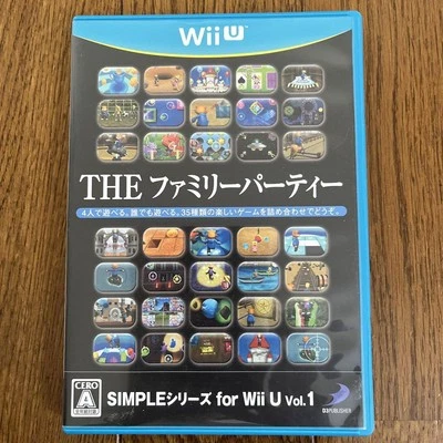 Wii U THE Family PartyNintendo SIMPLE series for Vol.1  With Case - Image 1 of 3
