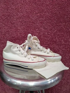 Vintage 80's Converse Chuck Taylor All Star Sneakers Youth Size 13.5 NOS - Picture 1 of 9