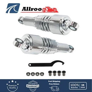 267mm/10.5" Motorcycle Rear Shocks Absorbers Round Hole For Sportster DYNA - Picture 1 of 12