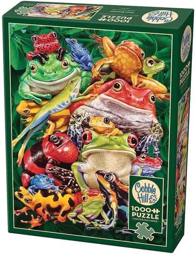 Cobble Hill Frog Business Jigsaw Puzzle (1000 Pieces) - Image 1 of 1