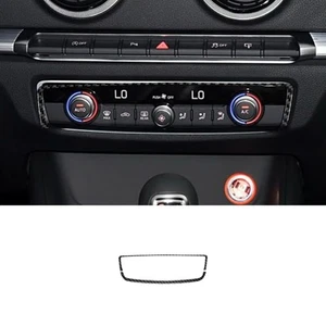 Carbon Fiber Car Air Conditioner Panel Cover Trim Sticker for Audi A3 2013-2019 - Bild 1 von 8