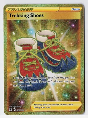 Trekking Shoes (Secret) 215/189 - Pokemon Astral Radiance Gold Rare Holo Foil NM - Image 1 of 2