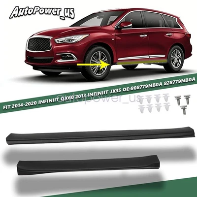2Pcs Left Door Lower Molding Trim Garnish For Infiniti QX60 2014-2020 JX35 13 - Imagem 1 de 4