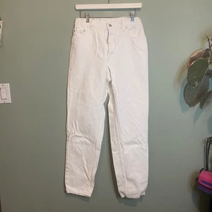 Jeans Levi's 550 Para Mujer Informales Lavado Ligero Denim Relajados Cónicos Blancos Talla 10 M - Imagen 1 de 5