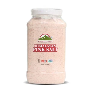 Himalayan Pink Salt - Fine Grain, 5 lbs Plastic Jar - and Vegan Certified, 10... - Picture 1 of 8
