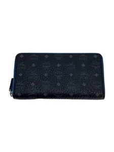 Mcm Zip Around Lrg 12 Credit//Long Wallet/Pvc/Blk/All-Over Pattern/Men'S - Picture 1 of 7