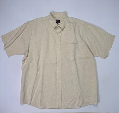 Jos A Bank Men's XL 100% Linen Button Shirt Vacation Coastal Lightweight Modern - Image 1 of 4