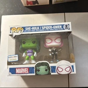 Funko Pop! Vinilo: Marvel - Marvel - Pack de 2 - She-Hulk & Spider Gwen - Barnes and - Imagen 1 de 9