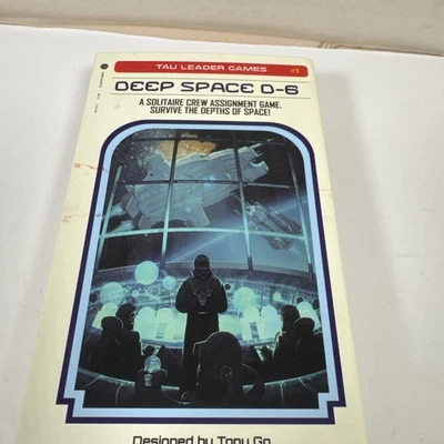Tau Leader Games #1: Deep Space D-6 by Tony Go Solitaire Game 100% Complete - Image 1 of 4