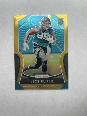 2019 Prizm Josh Oliver RC Gold Rookie #/10 Jaguars NMT+ Raro  - Imagem 1 de 4