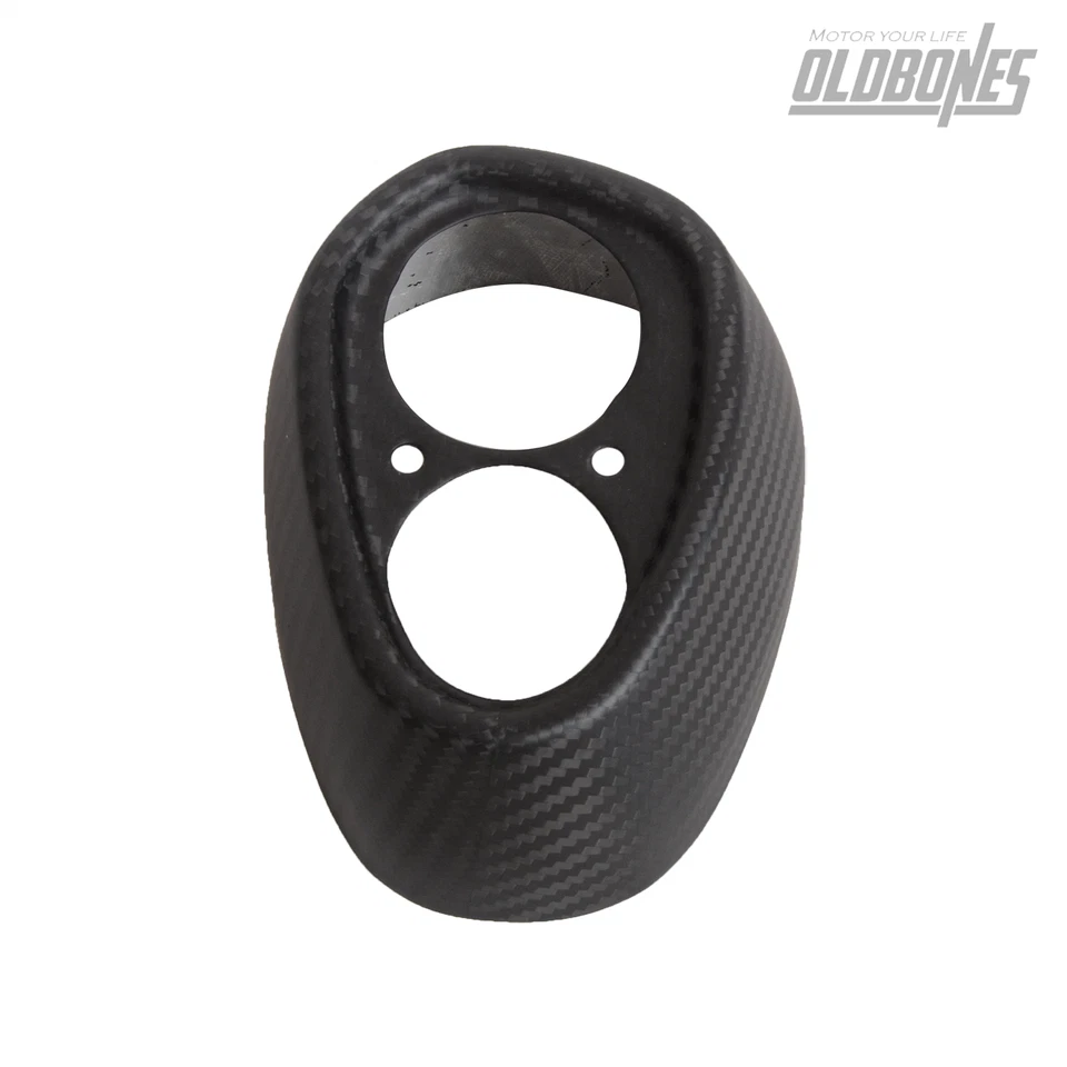 Tampa de extremidade de tubo de escape 100% fibra de carbono fosca para Triumph Speed Triple 1200 - Imagem 1 de 4