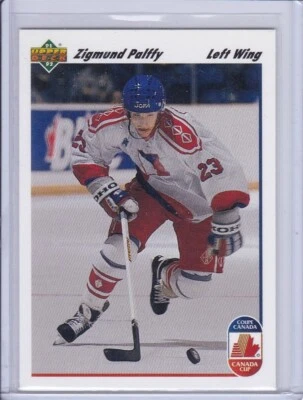 Ziggy Palffy 1991 Upper Deck Hockey Card 16 Grade MT - Image 1 of 2
