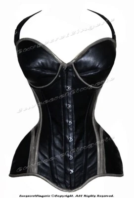 Corsé de entrenamiento de cintura deshuesada doble acero resistente 26 sobre busto #8462-A Foto 1 de 4