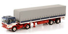 1:50 For Wsi For Daf 2600 4X2 Classic Curtainside Trailer-2 Axle For Maastrans