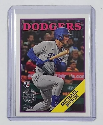 2023 Topps Update MICHAEL BUSCH RC 1988 Design ROOKIE Card #88US-8 - TAKE A L@@K - Image 1 of 2
