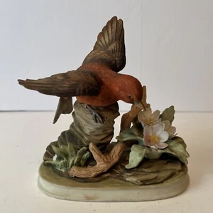 Scarlet Tanager by Andrea Sadek Porcelain Bird Figurine 7130. READ - Picture 1 of 5
