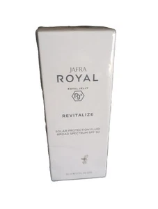 Jafra Royal Jelly fluido protezione solare rivitalizza ampio spettro spf50☀️1,7 once - Foto 1 di 3