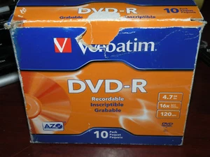 Verbatim 95099 9er Pack DVD-R 16x 4,7GB 120 Minuten BESCHREIBUNG LESEN - Bild 1 von 3