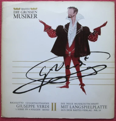 Giuseppe Verdi Rigoletto Band II Bastei Musikzeitschrift Nr 18 mit 10" EP Vinyl - Bild 1 von 3