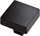 Liberty Hardware P34941-FB-C Soft Modern 1-7/16" Square Cabinet Knob Matte Black