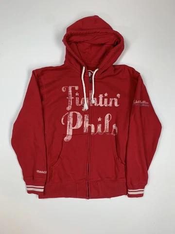 Mitchell & Ness Philadelphia Phillies Hoody M MLB Baseball 2000s Y2K Sweatshirt Cover