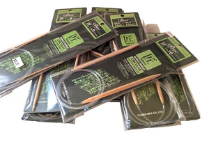 Set of Clover Circular Bamboo Premium Needles  US Size 8 29" long - Picture 1 of 1
