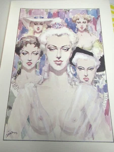 ETIENNE DE JOUY GALERIE FEMMES 1950 Illustré SIAENS EROTISME SAPPHISME 1000 EX. - Picture 1 of 11