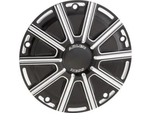 Arlen Ness Moto Motorcycle 10-Gauge Derby Cover Black Anodized For 99-17 Dyna - Picture 1 of 1