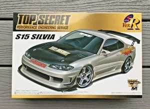 AOSHIMA 1/24 NISSAN S15 SILVIA S PACKAGE VER. R SPORTS CAR # 038321 NIB OPEN BOX - Picture 1 of 9