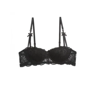 Lace Bra Underwire Brassiere Embroidery Push Up Half Cup for Women Lingerie - Picture 1 of 16