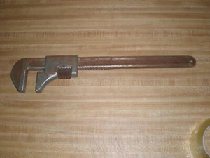 DIAMOND  FORGED USA C718 Adjustable Monkey Wrench Railroad 18"  - Some Rust - Picture 1 of 6