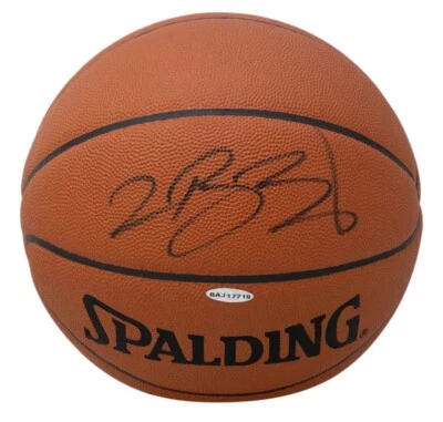 LeBron James Cleveland Cavaliers Rookie Signed Spalding Basketball UDA - Image 1 of 4