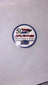 Oshkosh Airventure 50th Anniversary Pin RUNDE EAA - Bild 1 von 4
