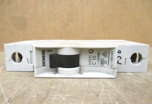 Siemens 5Sx21 C10 1-Pole Circuit Breaker ~230/400 277VAC Max 1613OMF - Picture 1 of 6