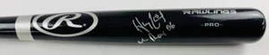 HANLEY RAMIREZ SIGNED RAWLINGS BLACK BIG STICK BAT MIAMI MARLINS RED SOX BAS J - Picture 1 of 3