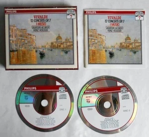 2CD Box I Musici Holliger Accardo: Vivaldi - 12 Concerti op.7 (Philips) 1991 - Foto 1 di 2