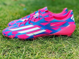 f50 adizero pink and blue