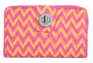 NWT Vera Bradley Ziggy Zags Turnlock Wallet - Picture 1 of 2
