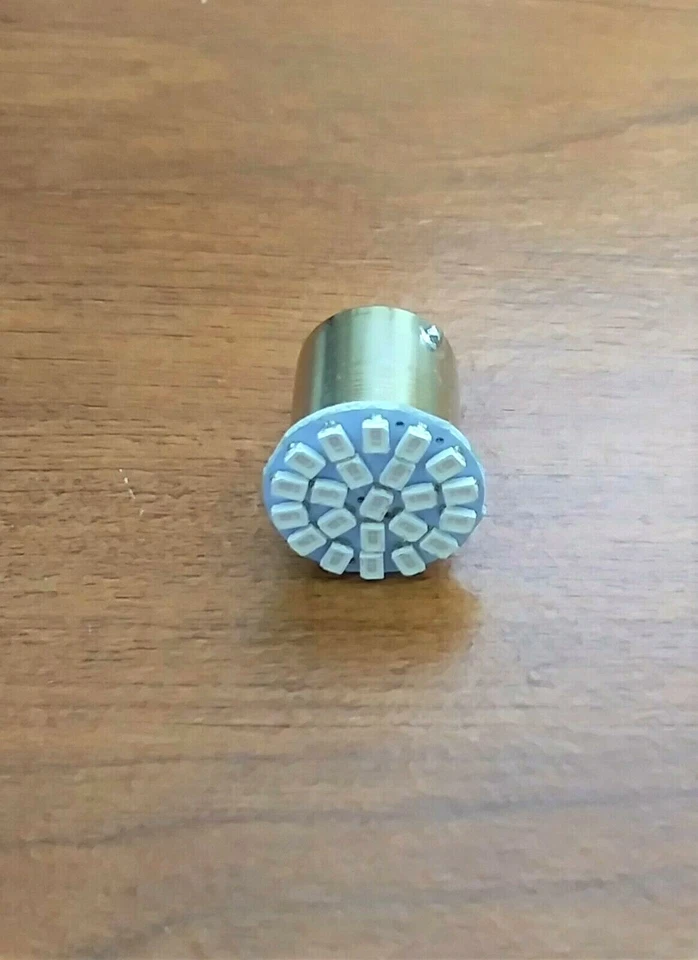 Bombilla LED azul súper brillante BBT 12 voltios 1156 con 22 LED Foto 1 de 4