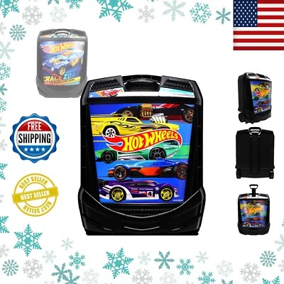 Hot Wheels Rolling 100 Cars Car Storage Organizer Suitcase Carrier Case Diecast - Image 1 of 4