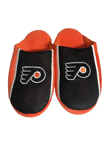 NHL Philadelphia Flyers Team Jersey House Slippers ~ Youth Kids Size Medium 3-4 Cover