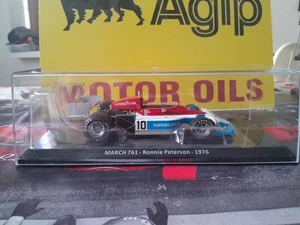 003 Perfect 1/24 F1 March 761 R. Peterson 1976 Centauria Atlas Panini Salvat Ixo - Foto 1 di 5