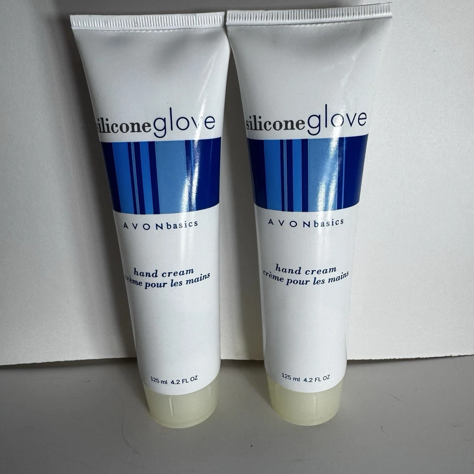 Luva de silicone Avon Basics creme para as mãos 4,2 fl. oz. Lote de 2 - Imagem 1 de 4
