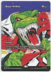 MTG - Beast Within (Borderless) - Marvel Universe - Reg - ENG - NM - Picture 1 of 1