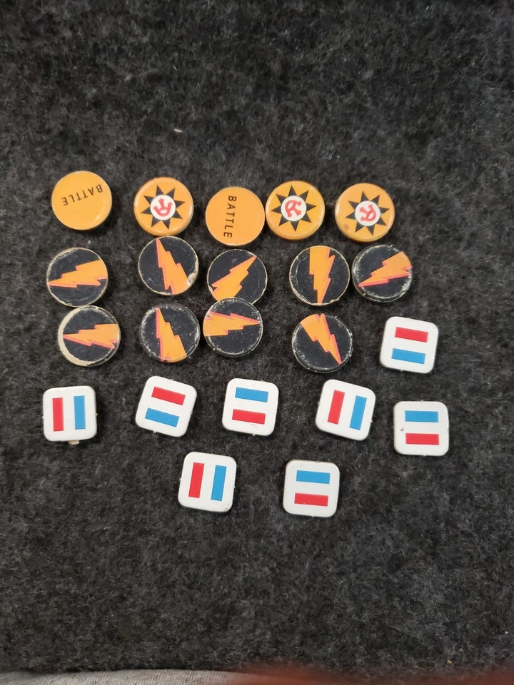 Fortress America & Other MB MIXED Markers Replacement Game Parts QTY 22 (SB5) - Image 1 of 4